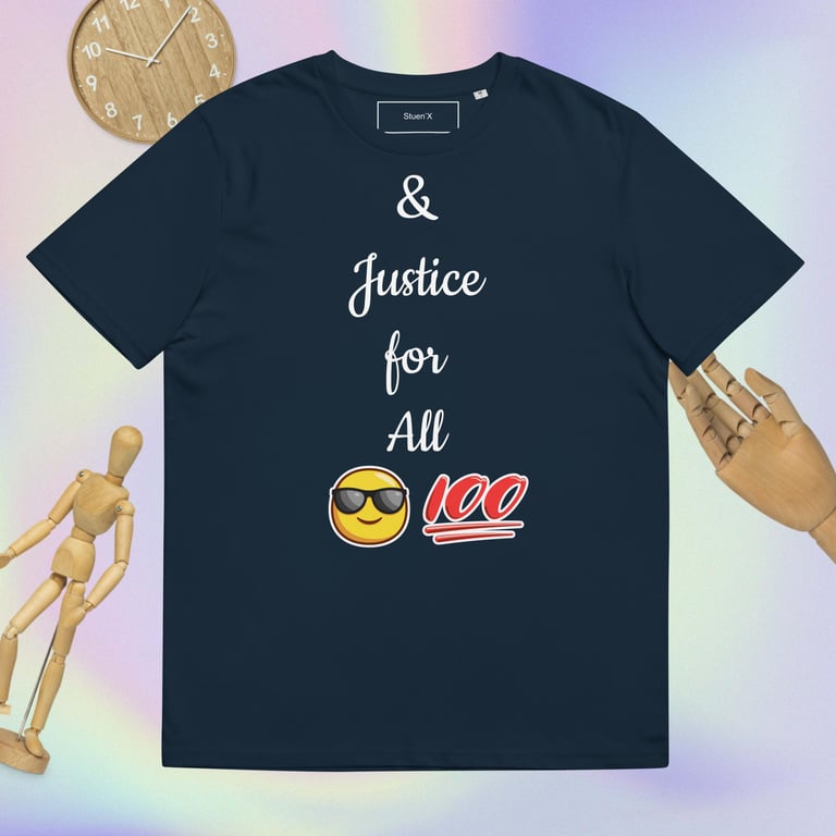 Justice For All Unisex Organic Cotton T-shirt Image 5