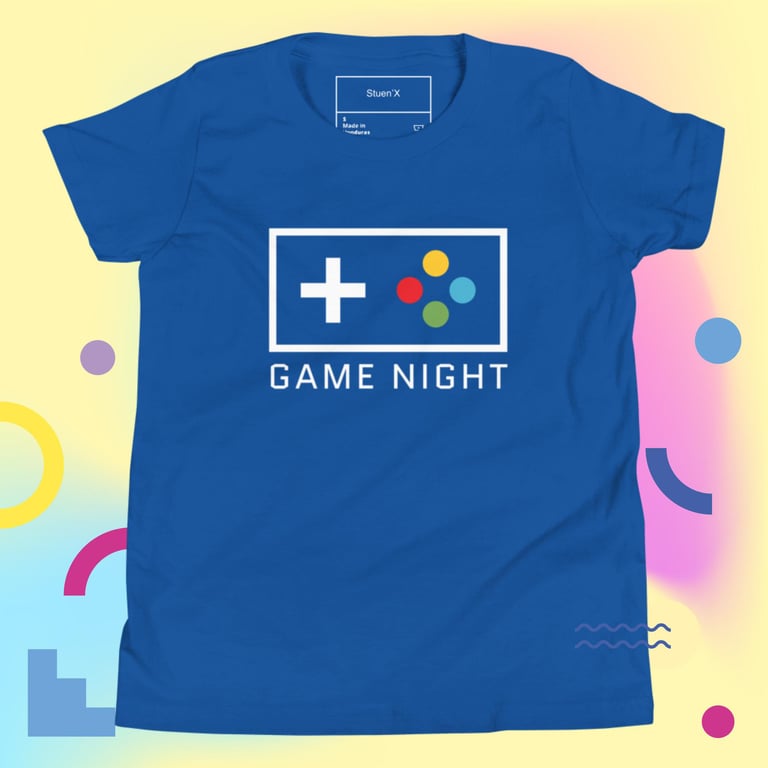 Game Night Youth Short Sleeve T-Shirt Image 3