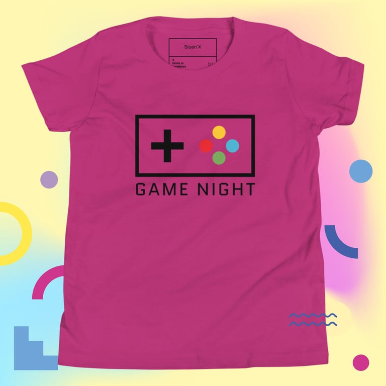 Game Night Youth Short Sleeve T-Shirt Image 4