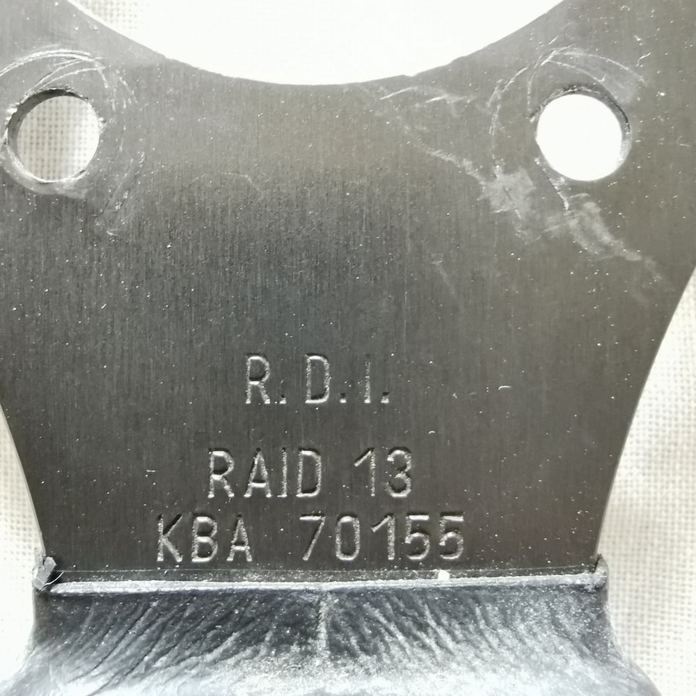VOLANT RAID 13 CUIR ET ALU NOIR