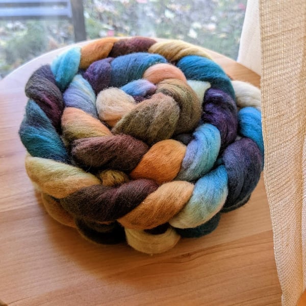 Image of Cosmic Cliffs - Combed Top/Wool Roving - 4oz