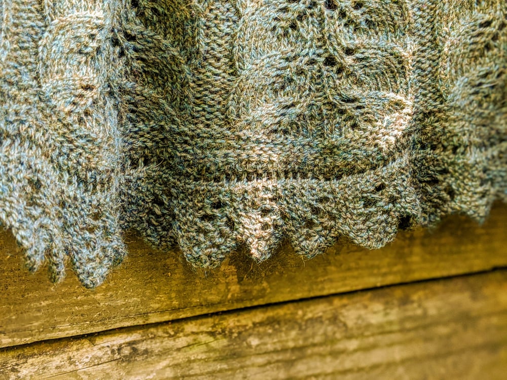 Image of Treegarth Shawl Pattern Kit