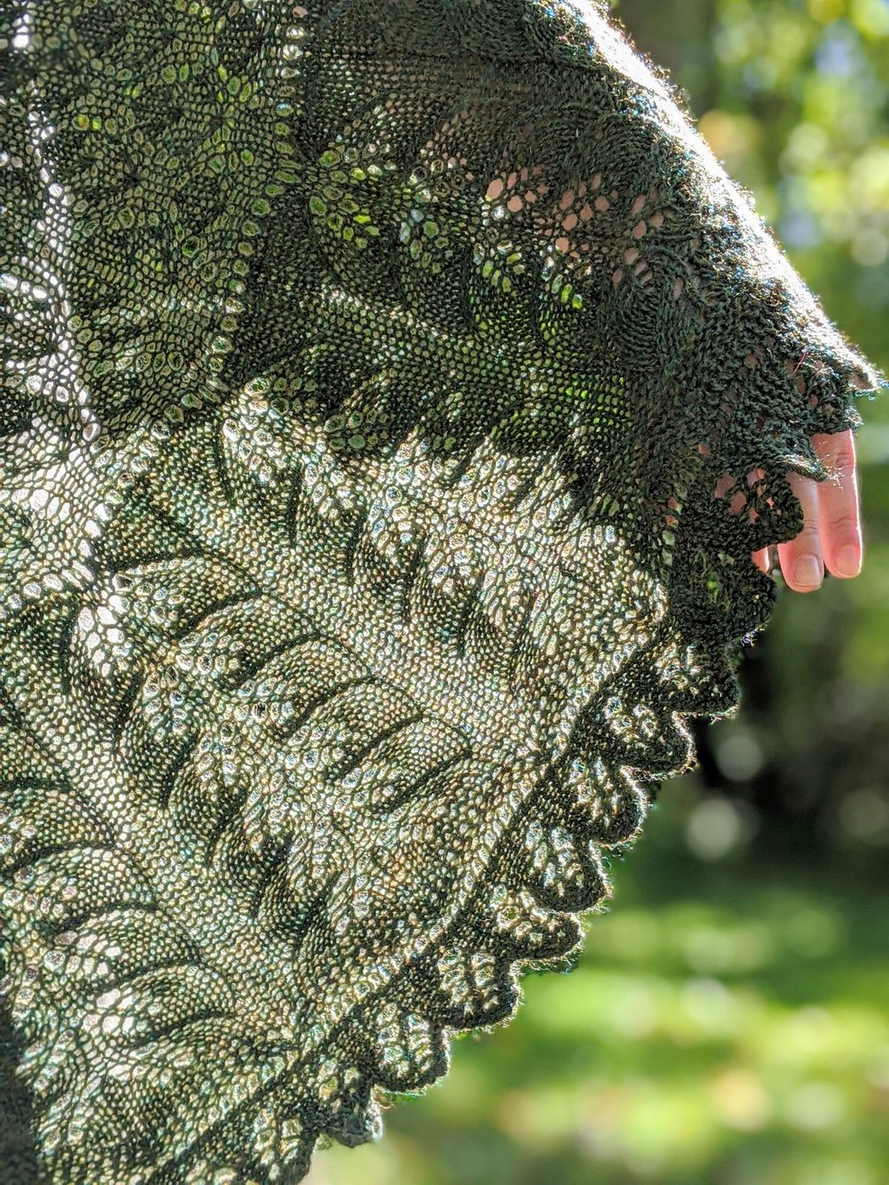 Image of Treegarth Shawl Pattern Kit