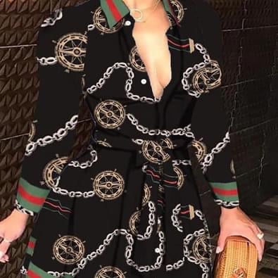Image of Gucci Dress open front 