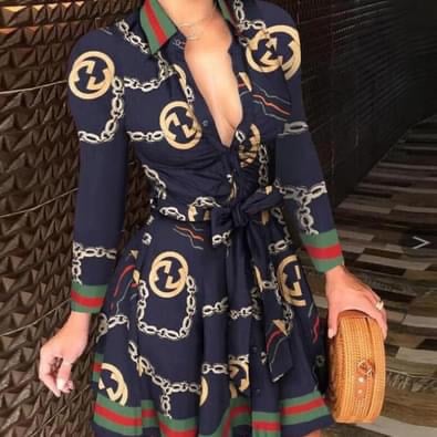 Image of Gucci Dress open front 
