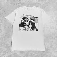 Image 1 of *Rare* Sonic Youth 1990’s ‘Goo’ White T-Shirt
