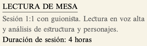 Image of Lectura de mesa