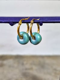 Image 2 of Donut Hoop earrings