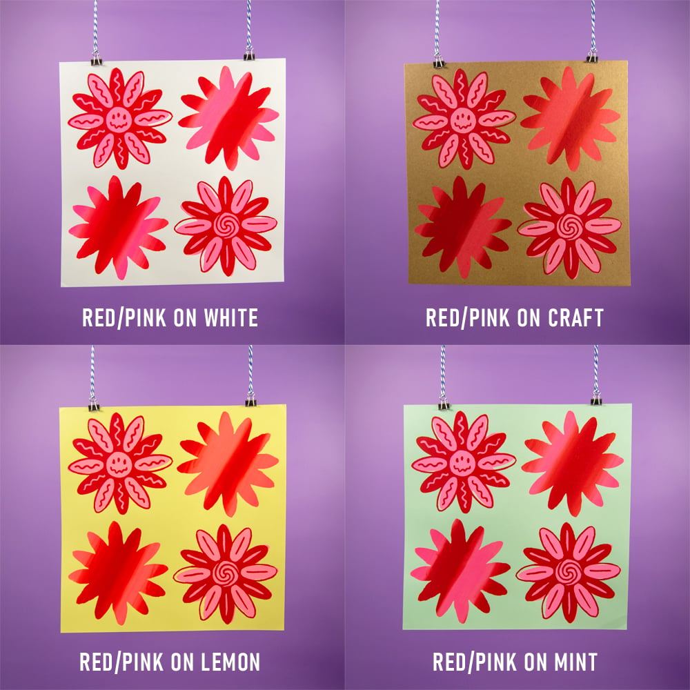 Red/Pink Flower Prints