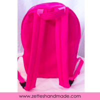 Image 2 of Handmade Pink Ita-backpack