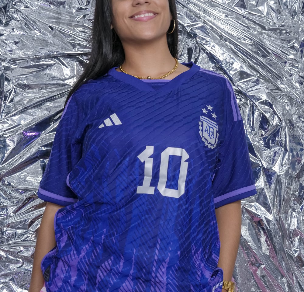 MESSI #10 ARGENTINA '22 AWAY JERSEY