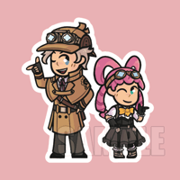 Image of DGS/TGAA Wooden Pin [Ace Attorney]