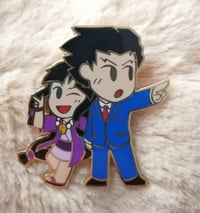 Image of Objection! Enamel Pin [Ace Attorney]