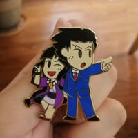 Image of Objection! Enamel Pin [Ace Attorney]