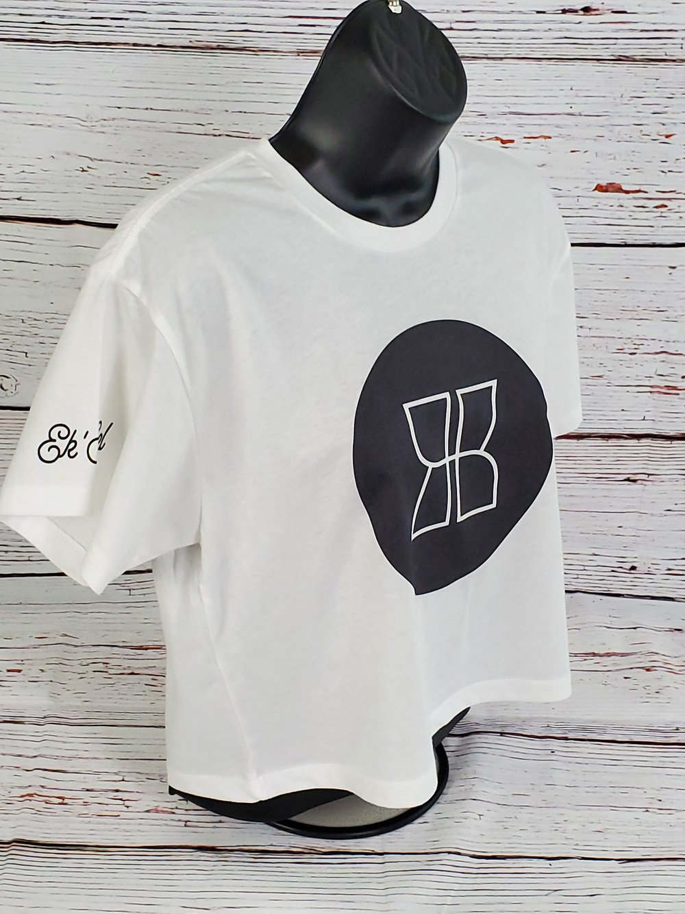Women's Rising Sun Crop Tee (Blackout Edition)