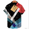 ABSTRACT PATTERN PRINT STYLISH SHIRT STYLE #2