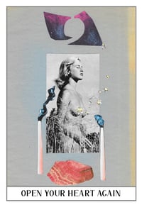 Image 2 of collage oracle cards-3.5"x5"