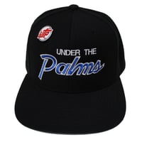 Image of UTP Vintage Script Snapback (Black/Royal)