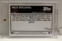 Image of Topps Billy Bulldog Baseball Card
