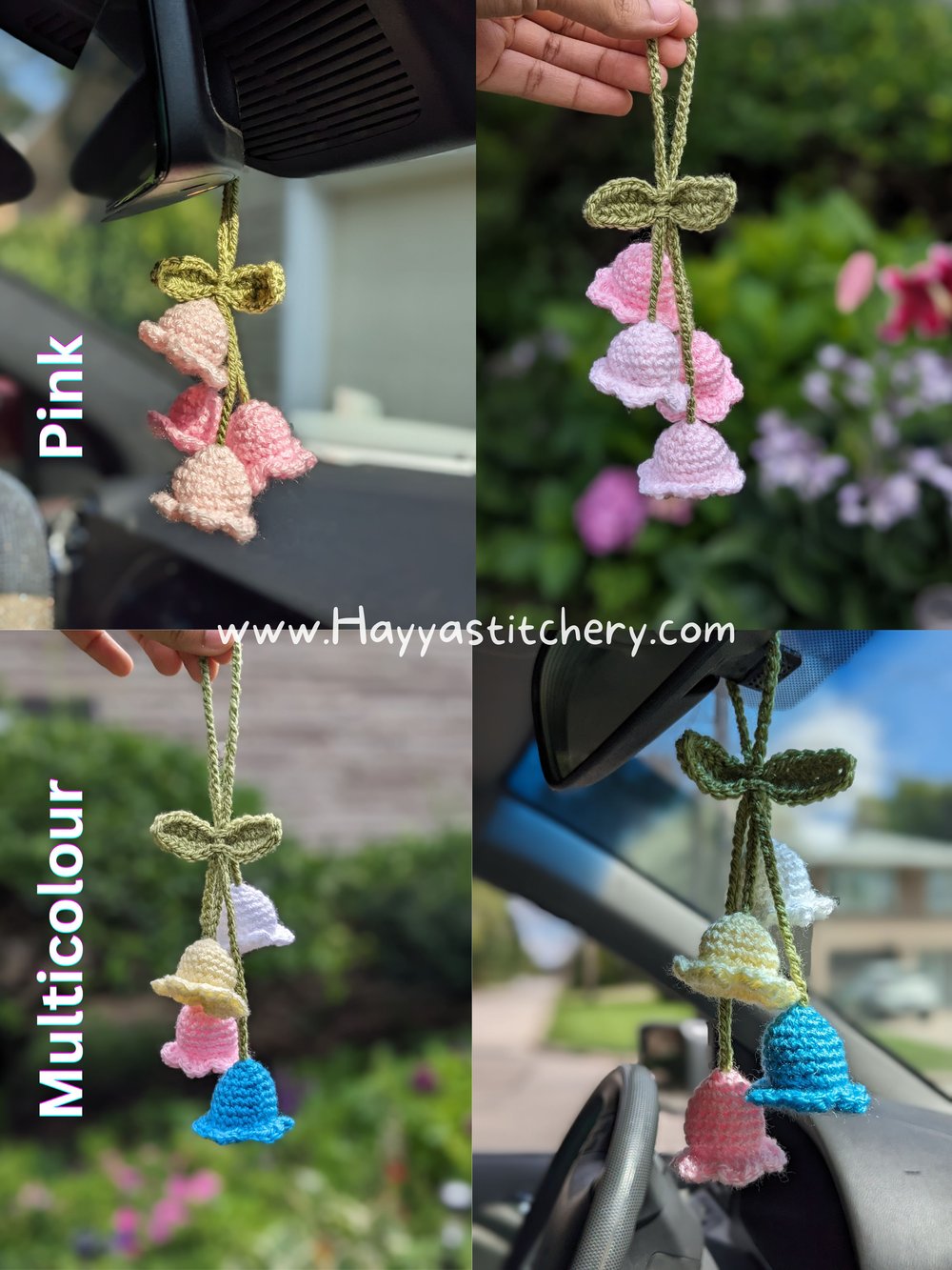 Image of Bell Flower Ornaments (4 cluster)