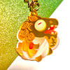 Boss Salmonid Goldie Gold Mirror Acrylic Charm