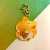 Boss Salmonid Goldie Gold Mirror Acrylic Charm