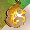 Boss Salmonid Goldie Gold Mirror Acrylic Charm