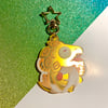 Boss Salmonid Goldie Gold Mirror Acrylic Charm