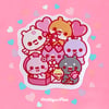 All About Luv Sticker