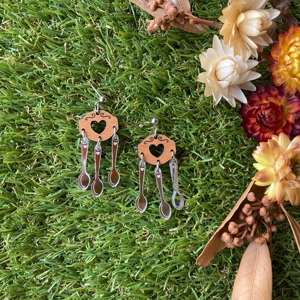 Image of Deluxe Dangle Spoonie Earrings