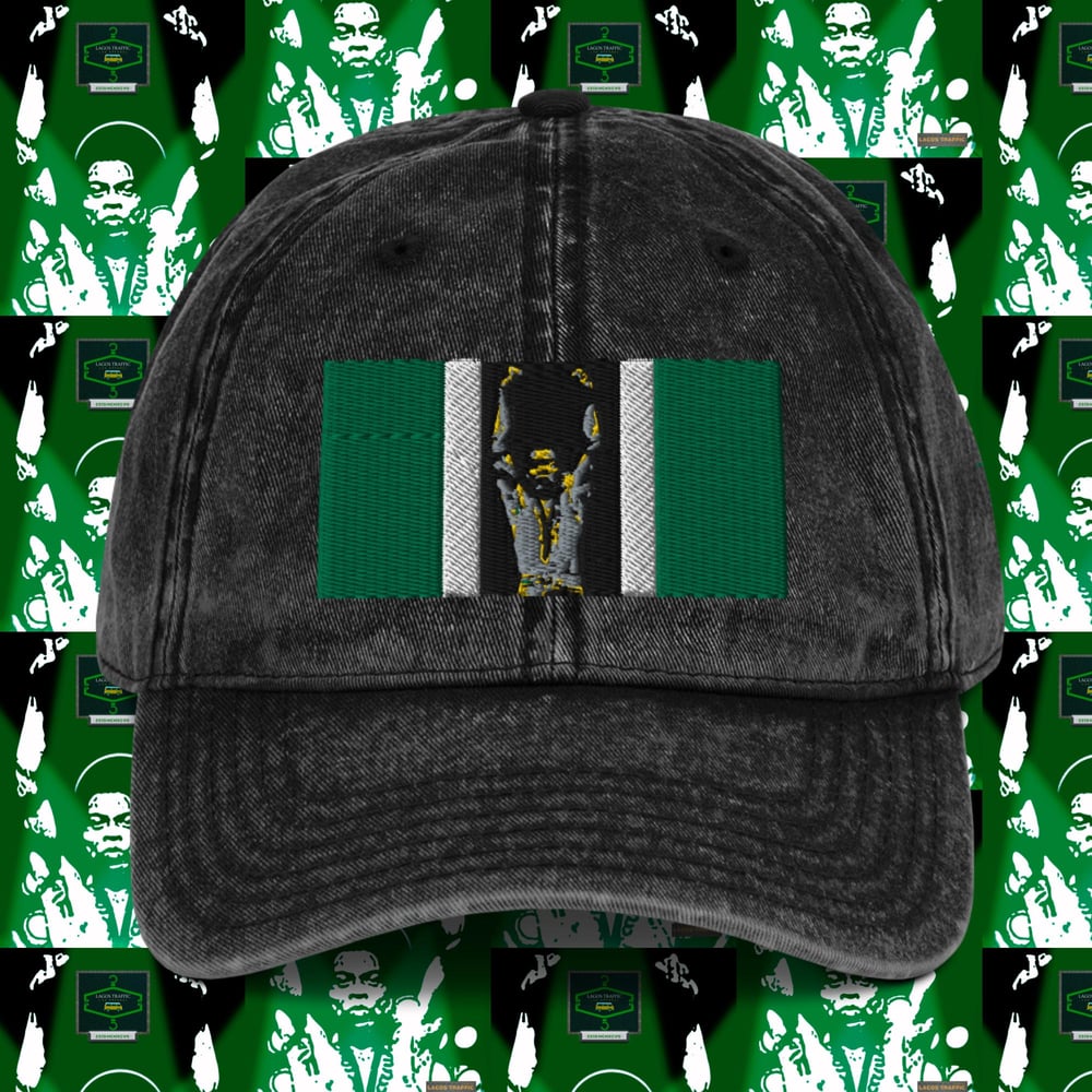  LAGOS TRAFFIC VINTAGE CAP (GRN/WHT/GRN)