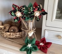 Image 1 of Christmas Handmade Rustic Forever Flowers - Christmas Tree Black 