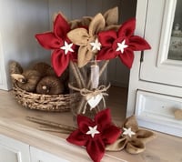 Image 2 of Christmas Handmade Rustic Forever Flowers - Christmas Tree Black 