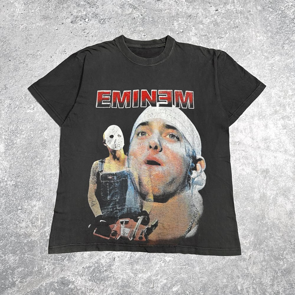 Eminem 2001 ‘chainsaw Bootleg T Shirt Nlvintage 