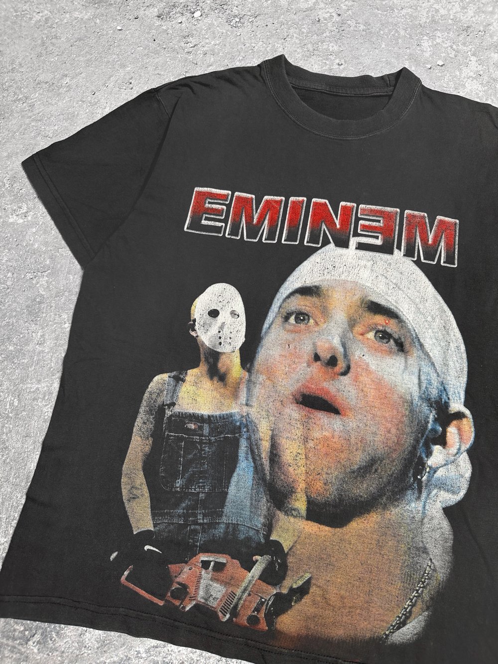 Eminem 2001 ‘Chainsaw’ Bootleg T-Shirt | NLVintage