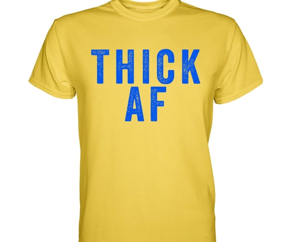Image of Thick AF ~ Blue Yellow Glitz