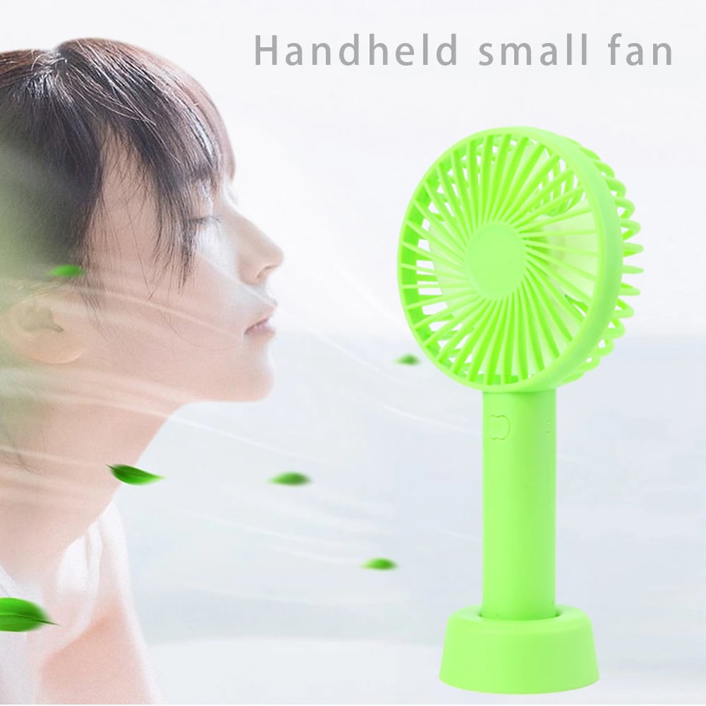 Image of Green Mini Indoor-Outdoor Portable Mini Fan