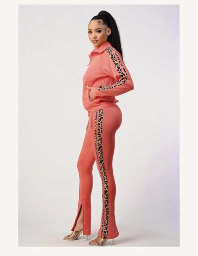 Image of 3PACK BADDIE ANIMAL PRINTED SIDE JOGGER SET