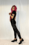 S High Waist Swirl Lace Leggings ready to ship 