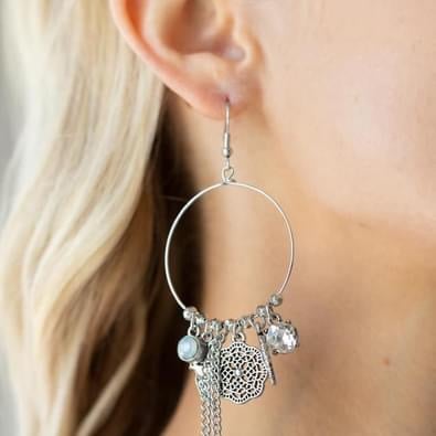 Image of Tweet Dreams Earrings- Silver 