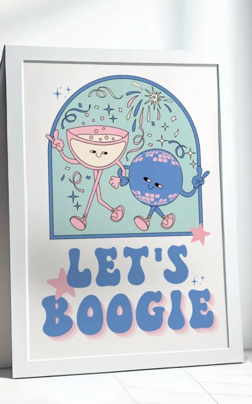 Image of Let’s boogie print 