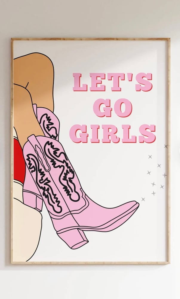 Image of Let’s go girls print 