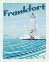 Frankfort Michigan Vintage Style Travel Poster Art | Print No 119