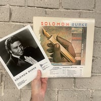 Solomon Burke – Sidewalks, Fences And Walls - First press promo LP with  8 x 10 glossy