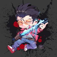 Image 1 of NMH Travis Touchdown Keychain 3"