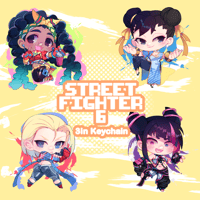 Image 1 of Street Fighter Keychains 3"