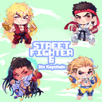 Image 4 of Street Fighter Keychains 3"