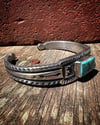 WL&A Handmade Sterling Ingot No. 8 Two Arrows Cuff - 7.5 to 7.75 Inch Wrist