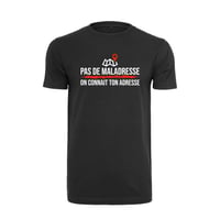TEE-SHIRT NOIR - PAS DE MALADRESSE