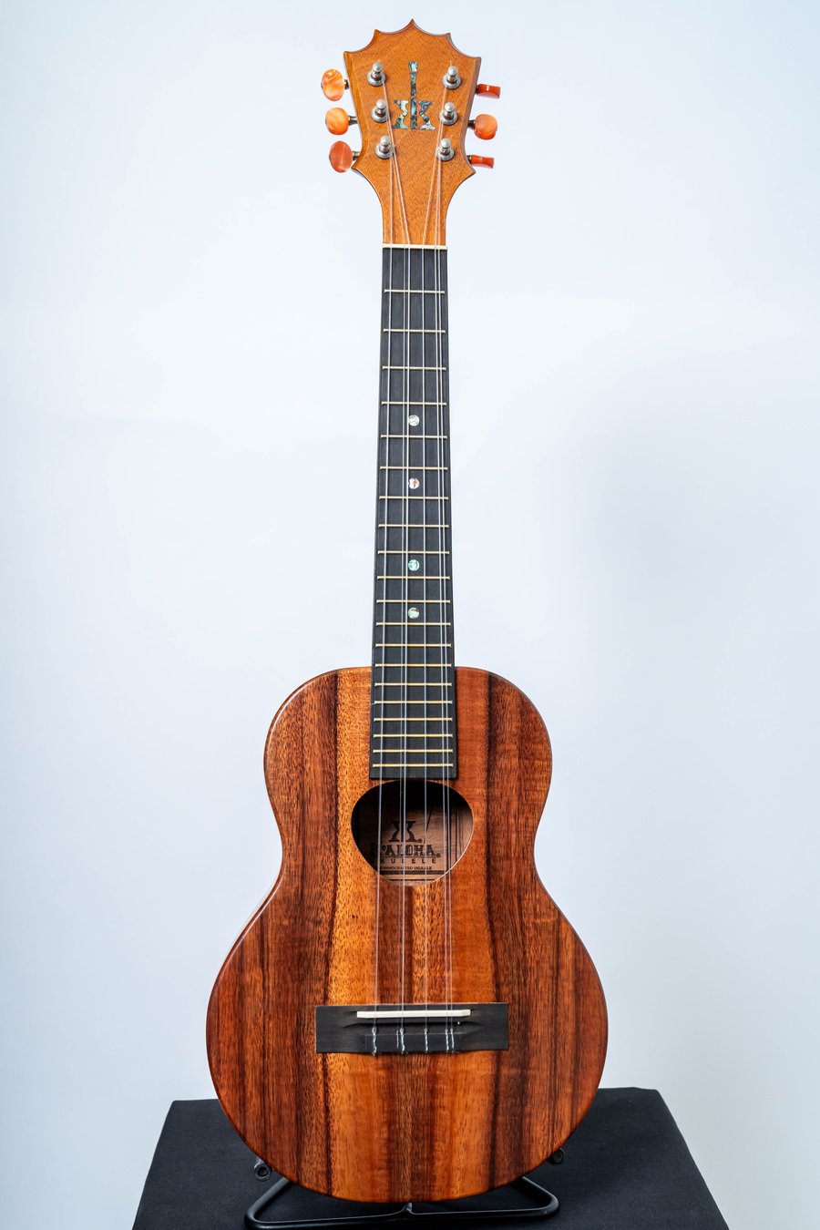 Image of Used KoAloha KTM-06 Imaikalani Koa Satin Tenor 6 String Ukulele 2021 build